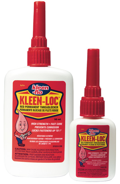 Kleen-Flo  Products - Threadlockers & Silicones