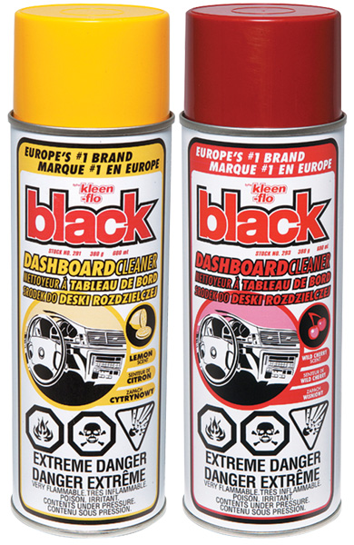 Kleen-Flo  Products - Black™ Dashboard Cleaner